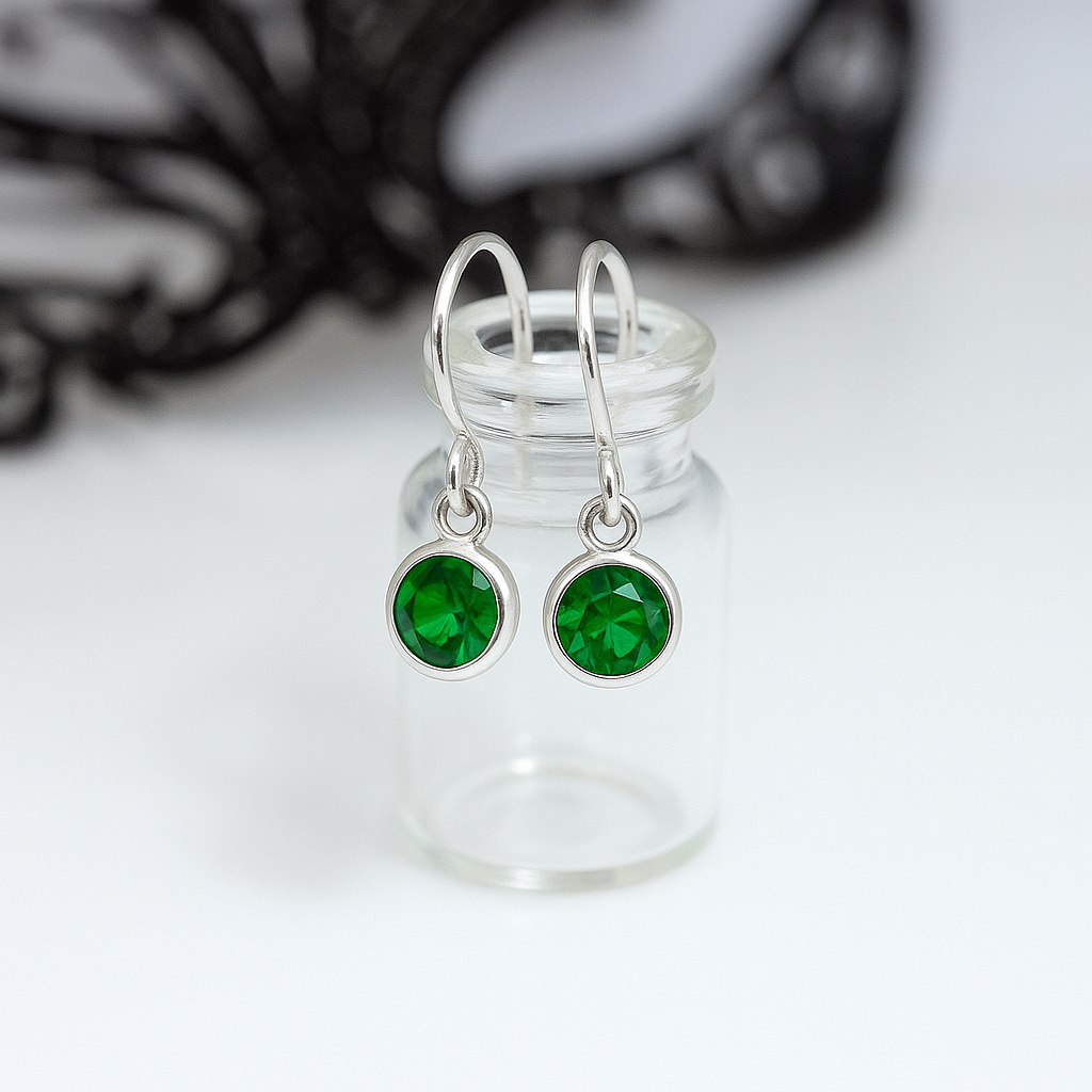 Birthstone Drop Earring